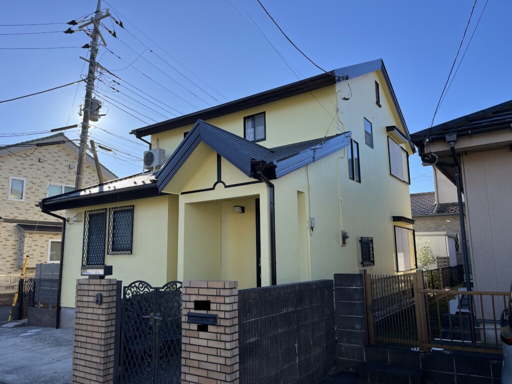 大網白里市　Ｓ様邸　外壁・屋根・他塗装工事