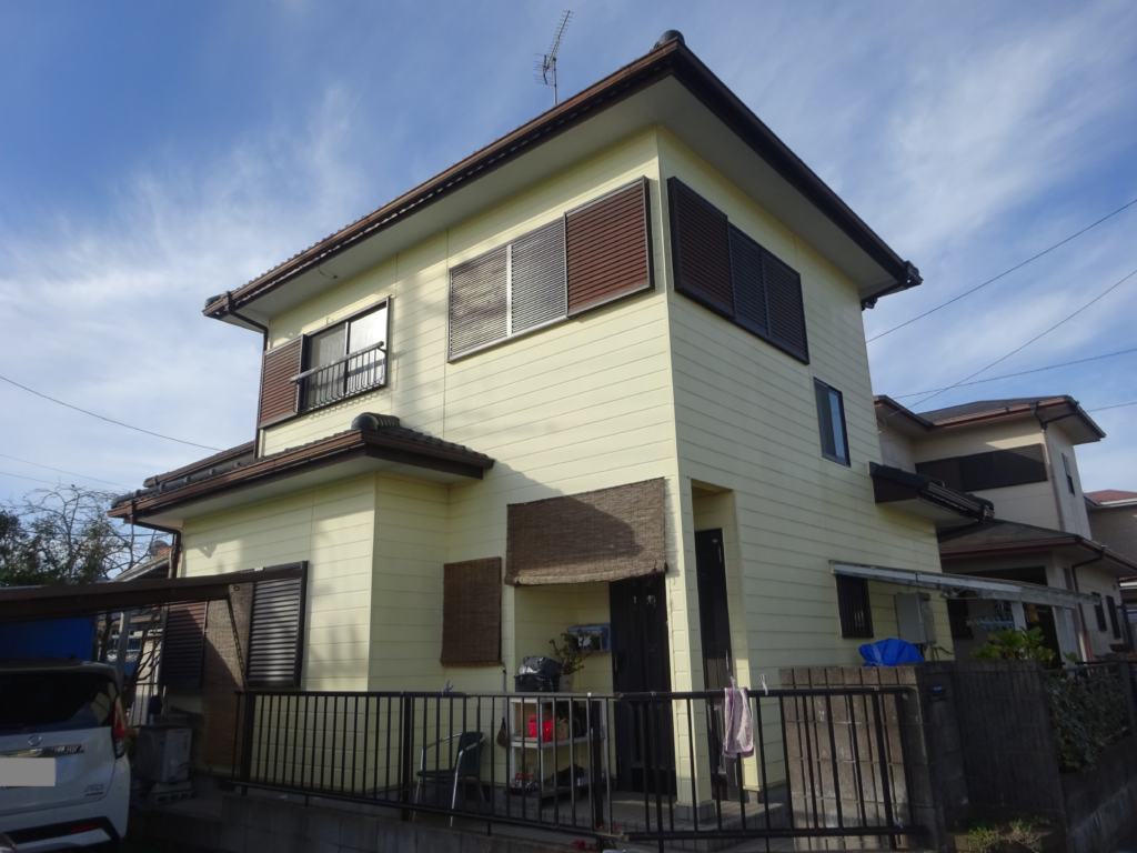 茂原市　Ｗ様邸　外壁・屋根塗装工事