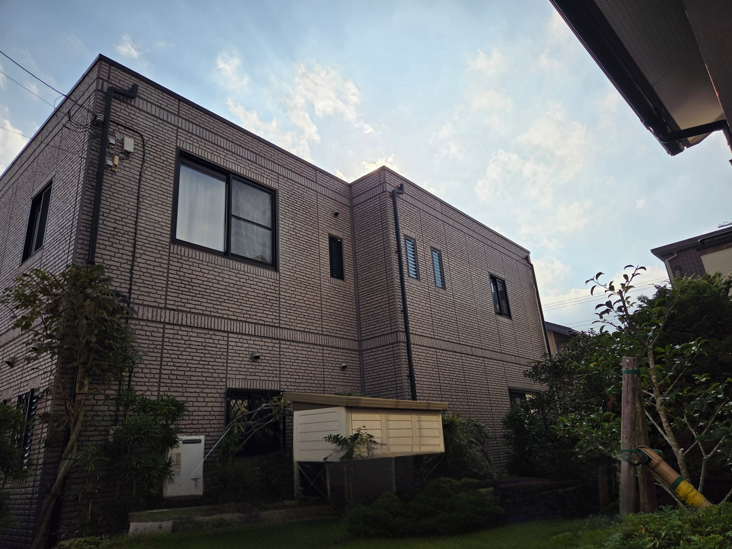 大網白里市　みどりが丘　H様邸　外壁、他塗装工事(ダブルトーン仕上げ)