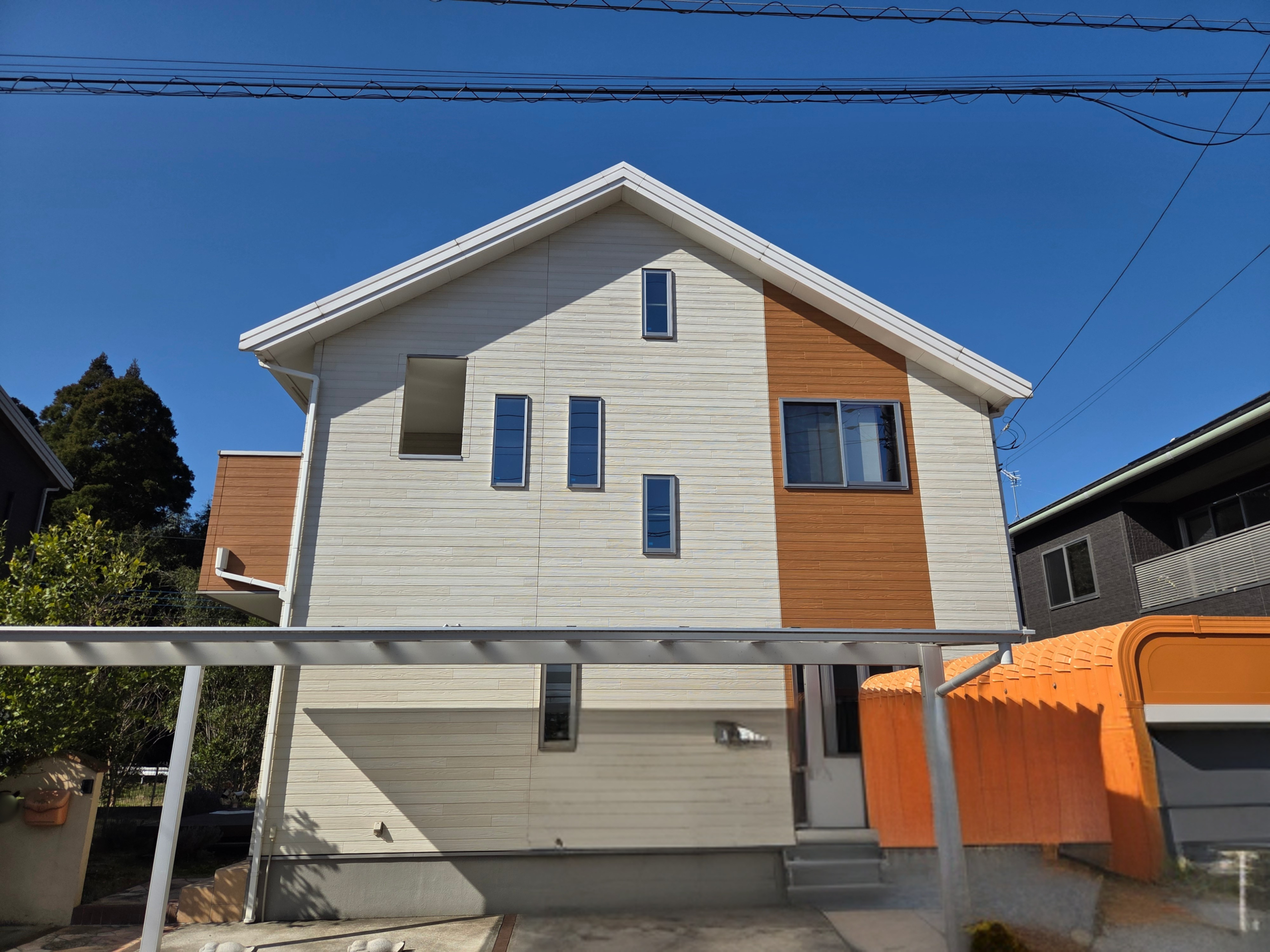 大網白里市　みどりが丘　T様邸　外壁、屋根、付帯部塗装工事