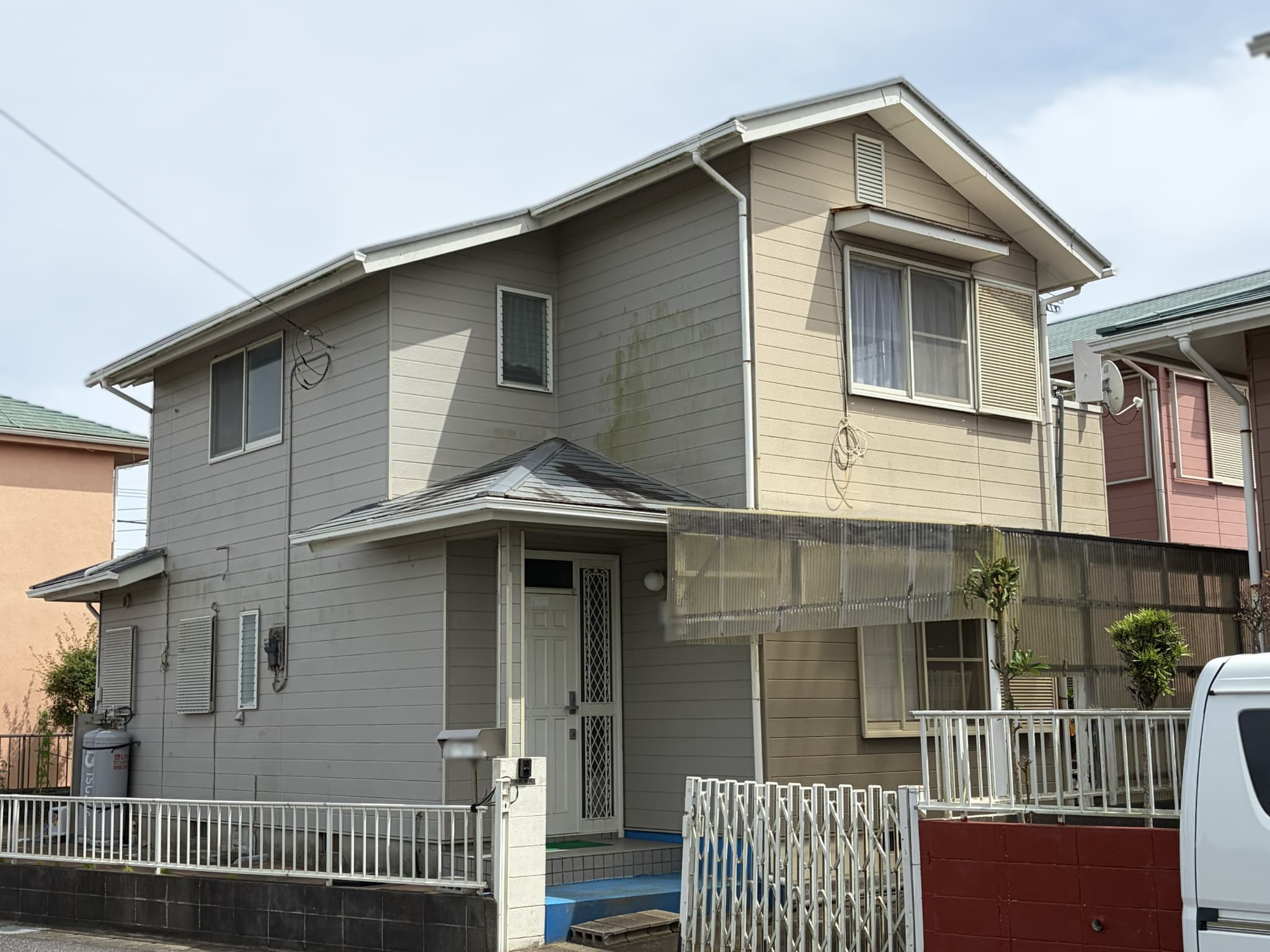 長生郡　白子町　S様邸　外壁・屋根・付帯部塗装工事