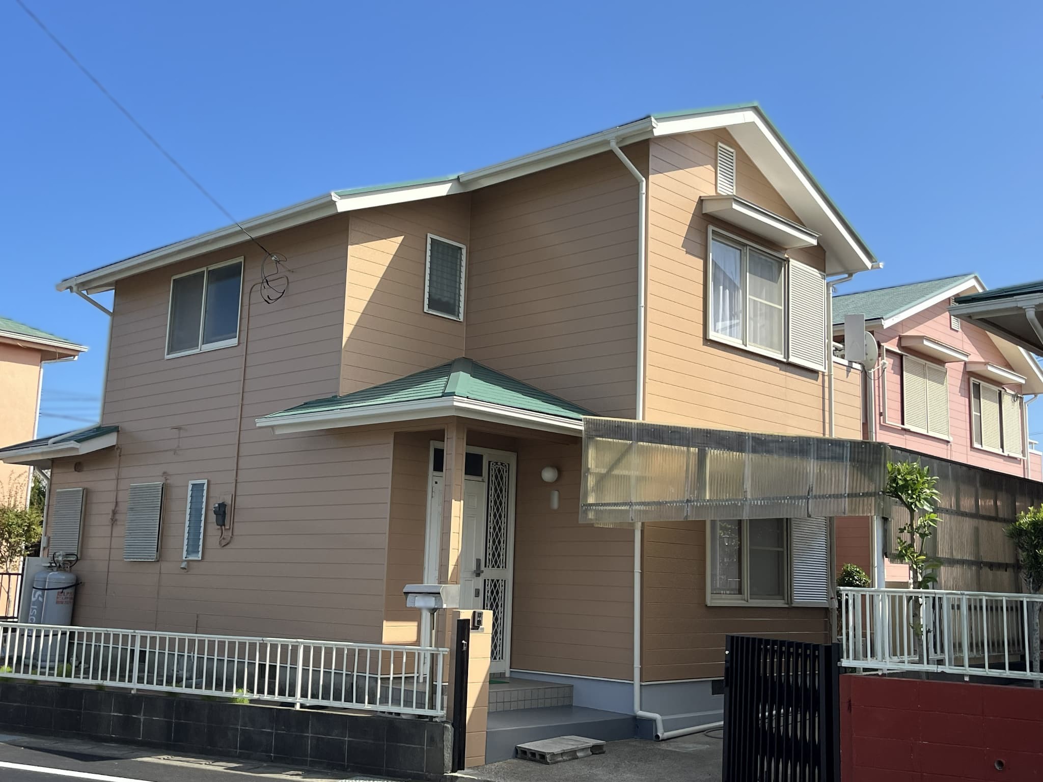 長生郡　白子町　S様邸　外壁・屋根・付帯部塗装工事