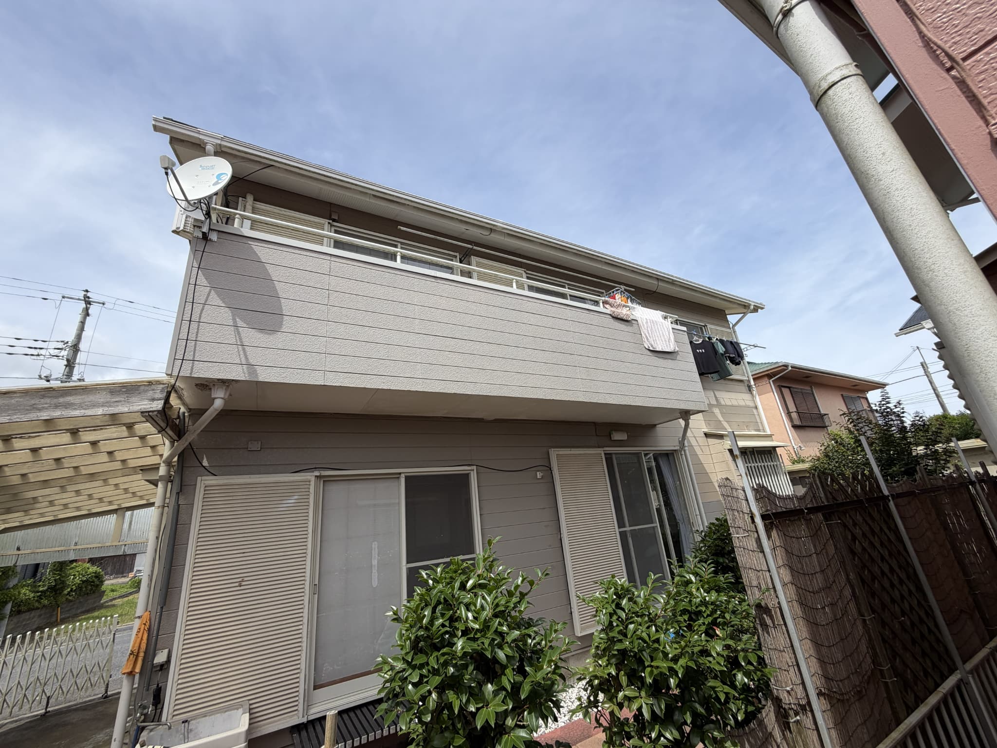 長生郡　白子町　S様邸　外壁・屋根・付帯部塗装工事