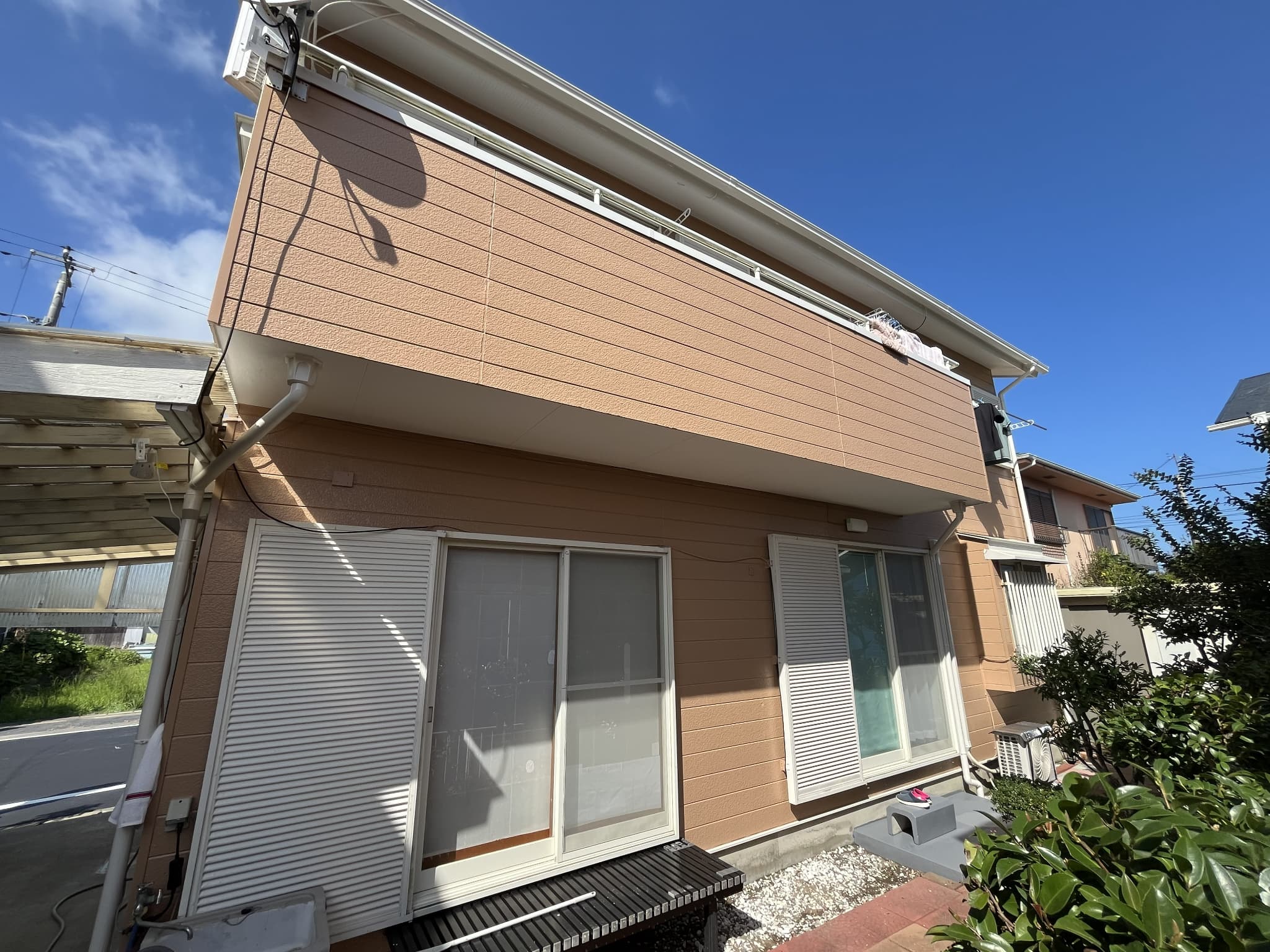 長生郡　白子町　S様邸　外壁・屋根・付帯部塗装工事