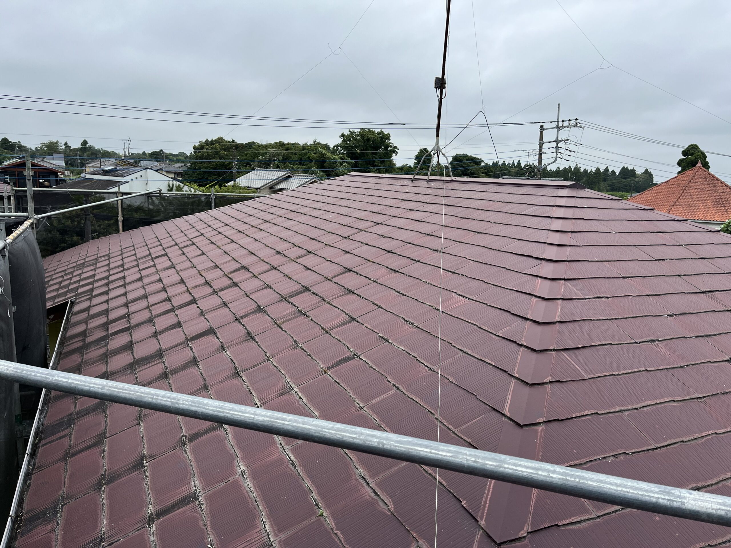 大網白里市　北飯塚　H様邸　外壁・屋根塗装工事　